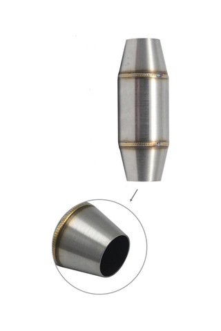 Homyl Paslanmaz 35mm Egzoz Susturucu Bölme Motorkros