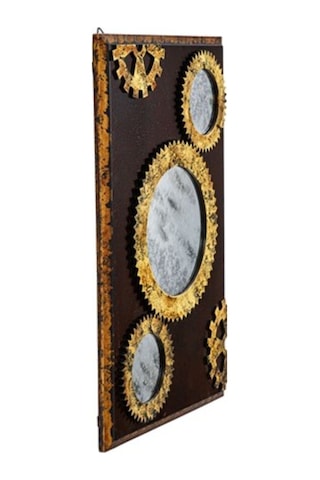 Vitale Lux Otantik Duvar Aynası 60 Cm Ak.Gy0012 Çok Renkli