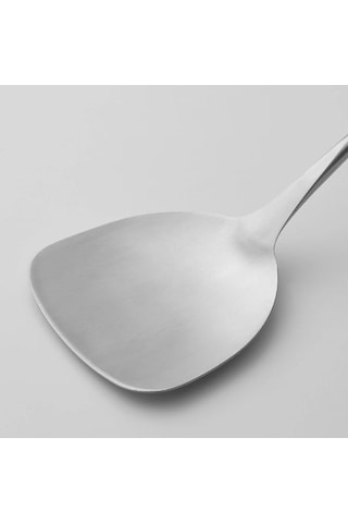 Ikea Slıtstark Paslanmaz Çelik Izgara Spatulası 37 Cm Kahverengi Krom Kahverengi Ve Gümüş