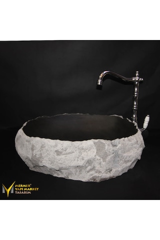 Bazalt Şekilsiz Tasarım Lavabo