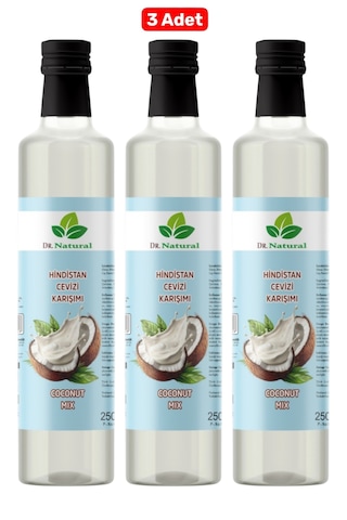 3 Adet Hindistan Cevizi Karışımı 250 Ml Şurup Coconut Mix