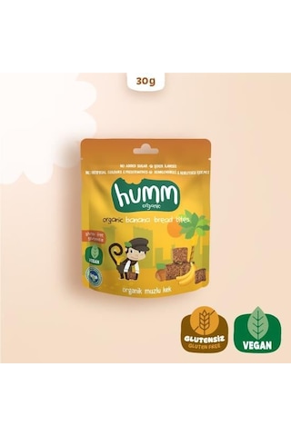 Organik Glutensiz Vegan Muzlu Kek 30 Gr