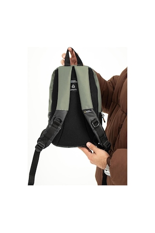 Yağmura Dayanıklı Polyester Kumaş Mini Sırt Çantası Gri