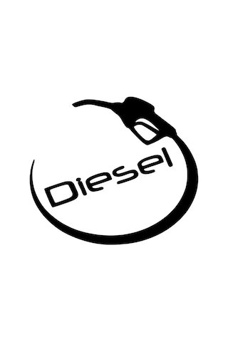 Miyrem-stc Yakıt Depo Kapağı Dizel Model 2 Sticker 10 X 9 Cm