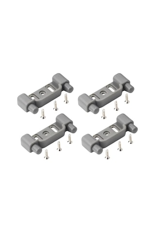 Trendooze 4 Parça Karavan Kapı Mandalı Tasarruflu Montaj 5,3 Cm X 2,5 Cm