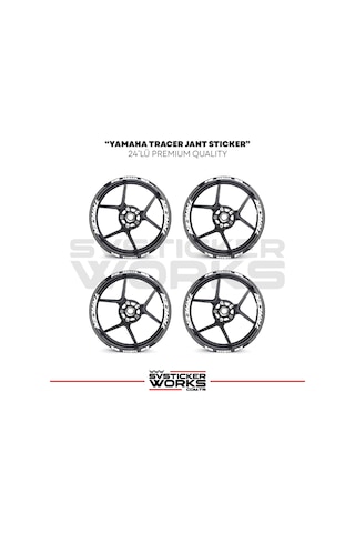 Yamaha Tracer Jant Sticker Seti Yüksek Kalite 24lü Jant Set 51563918
