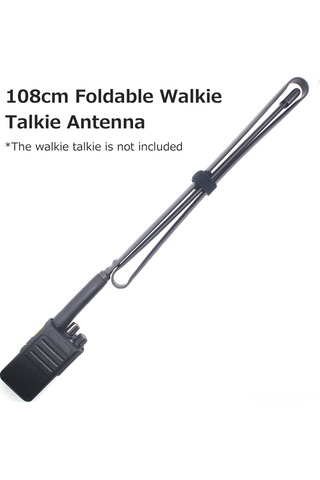 Samdoo Sma-female Arayüzlü 108cm Katlanabilir Anten, 5.0dbi Yüksek Kazançlı Dual-band 144/430mhz İki Yönlü Radyo Anteni