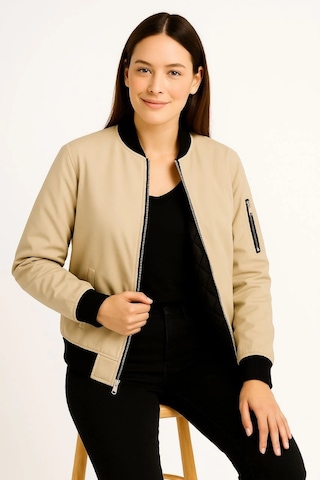 Bomber Mont Ceket - Bej - Bej