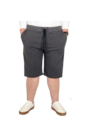 Mode Xl Büyük Beden Erkek Kapri Straight Basic 20500 Antrasit 001