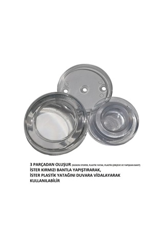 Duvar Kapı Stoperi Tamponu Şeffaf 4'Lü