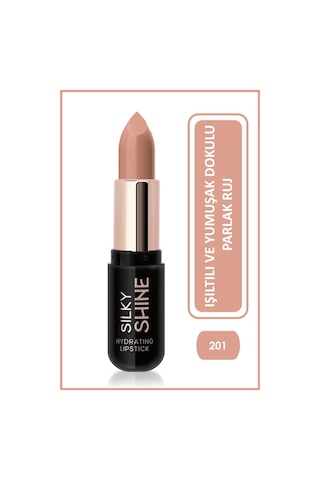 Golden Rose Silky Shine Hydrating Lipstick Nemlendirici Parlak Ruj No:201