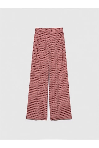 Sisley Viskoz Desenli Palazzo Pantolon Kadın Siyah Pantolon - 323a4utslf03t