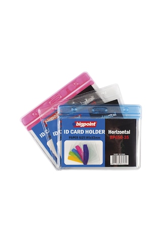 Bigpoint Korumalı Kart Poşeti Yatay Şeffaf 85x55mm X 10 Adet