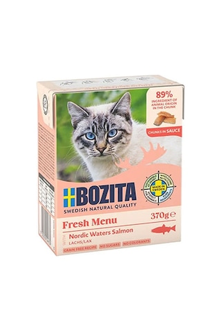 Bozita Somonlu Soslu Tahılsız Yetişkin Kedi Konservesi 370 Gr 204-20019.01