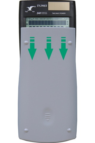 Aubyhe Ty-290es-d Bilimsel Hesap Makinesi, 240 Fonksiyon, Çift Satırlı Ekran, Güneş Enerjili Ve Aaa Pil İle Çift Besleme Siyah