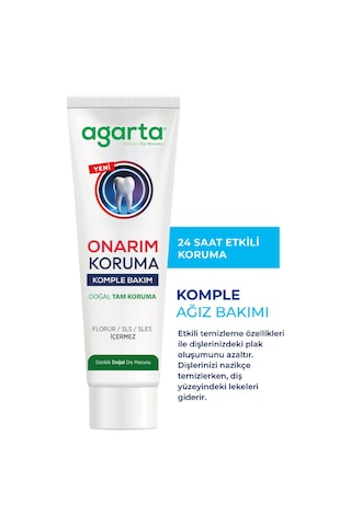 Agarta Onarım & Koruma Komple Bakım Diş Macunu 90 ML