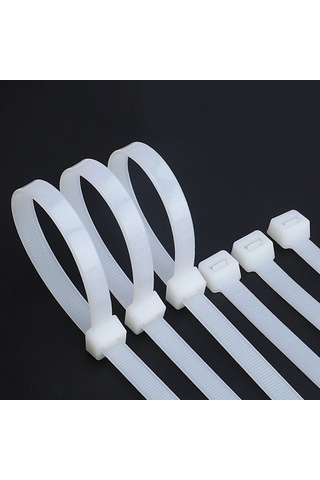 Kablo Bağı 7.5x750mm Beyaz 100 Adet