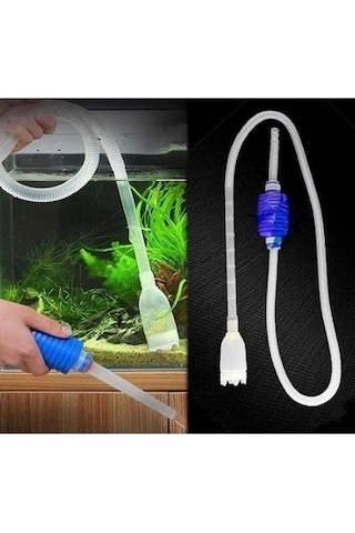 Manuel Pompalı Akvaryum Dip Temizleyici Ve Su Değişim Sifonu Bx40