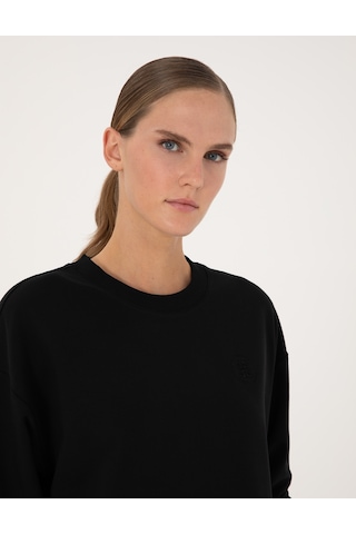 Pierre Cardin Kadın Siyah Sweatshirt 50314963-vr046 Siyah