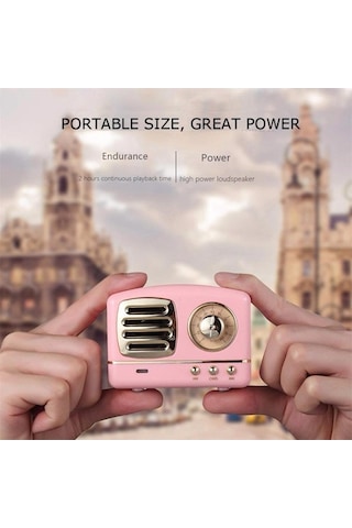 Novahub Taşınabilir Bluetooth Hoparlör: Aynalı Alarmlı, Tf Kart, Fm Radyo, Mini Boyut, 3w Ses Gücü