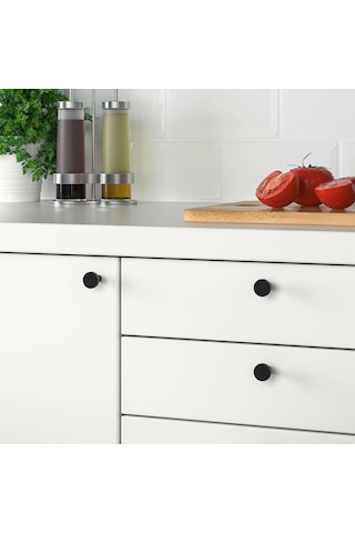 Ikea Bagganäs 2'li Mobilya Kulpu 21 Mm Siyah
