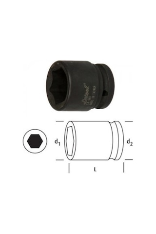 Osaka Altı Köşe Lokma Anahtar 24mm 3/4" Ln34s24