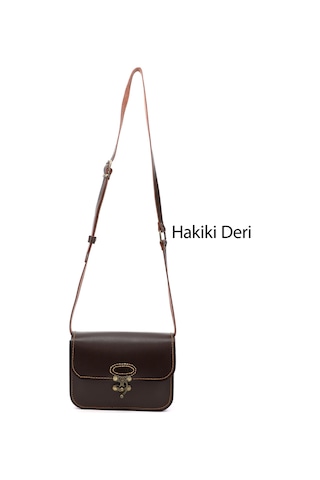Gönderi(R) Kadıın Kahve Antik Vaketa Hakiki Deri Omuz Ve Postacı Çantası Ddzw765k0649 Kahve