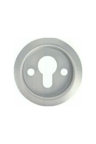 Saten Veya Sarı Kapı Göbeği Çelik Rozet Barel - Çelik Rozet Tası Gümüş
