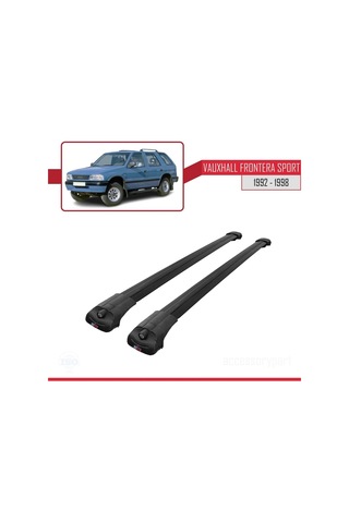 Vauxhall Frontera Sport 1992-1998 Arası İle Uyumlu Ace-1 Ara Atkı Tavan Barı Siyah
