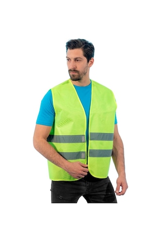 Ikaz Yeleği, Sarı -52E1400- Iş Yeleği-Iş Güvenliği