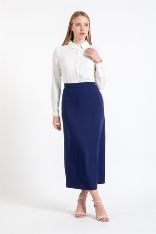 Küp Etek Lacivert-lacivert Lacivert