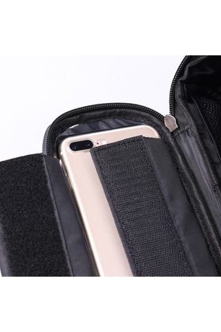 Wheel Up Bisiklet Ön Tüp Çantası, 6,2 Inç Cep Telefonları Için Su Geçirmez Şeffaf Pencere Kesesiyle - Renkli Yansıtıcı Şerit Çok Renkli