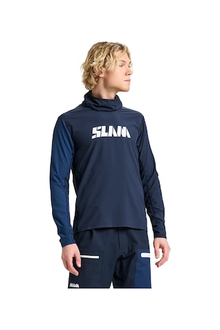 Slam Slam Od Tech Hooded Erkek Mavi Tişört W13 Lacivert