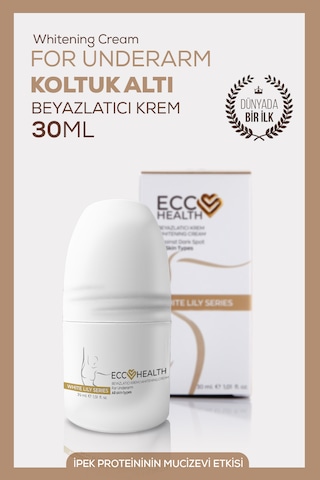 Ecc Health Koltuk Altı Beyazlatıcı Krem 30 ML