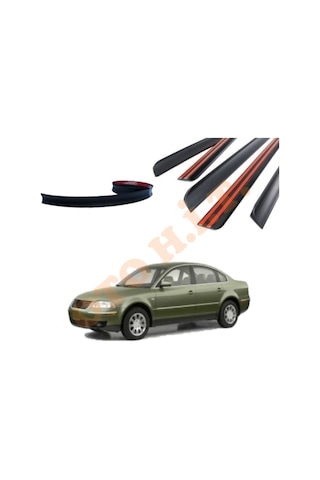 Volkswagen Passat B5,5 Uyumlu Bagaj Üstü Spoiler Mat Siyah