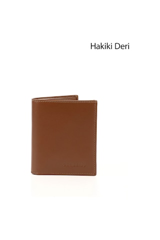 Gönderir Taba Hakiki Deri Dikey Cüzdan Taba