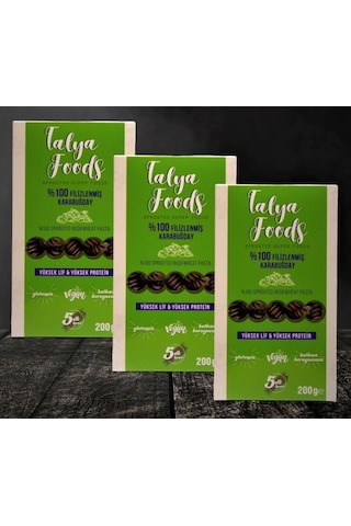 Talya Foods Glutensiz Vegan Karabuğday Makarna 3 x 200 G