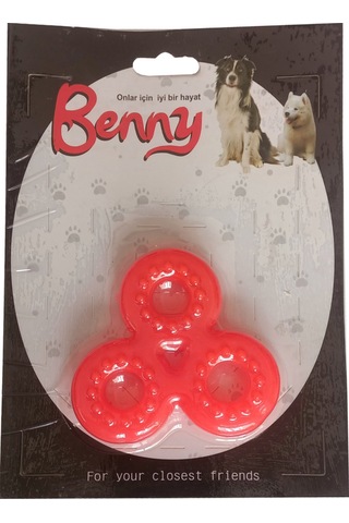 Benny Köpek Oyuncağı Üçlü H 9 X 9 Cm Kırmızı