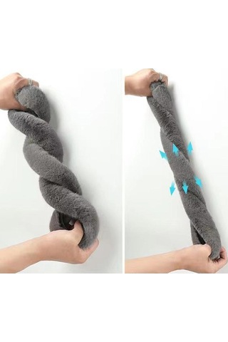 Pembe Seametal Kış Sıcak Peluş Araba Direksiyon Araba İç Aksesuarları Kapakları