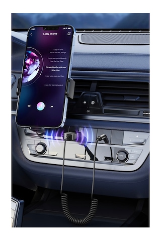 Toocki İvoomi Aux Bluetooth Mikrofonlu 3.5mm 5.0 Verici Araç Kiti