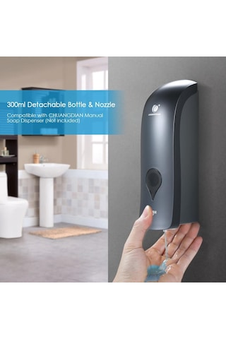 Jms Chuangdıan 300ml Ayrılabilir Sabunluk Şişesi Ve Memesi Manuel Sabunluklar Aksesuarları Şeffaf