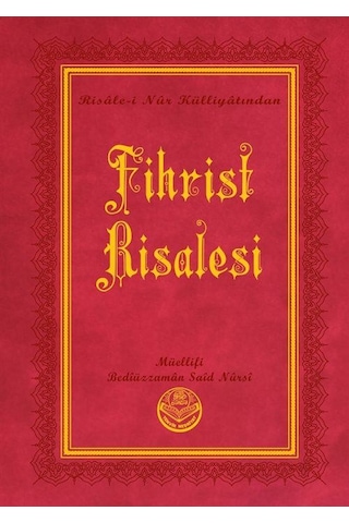 Fihrist Risalesi, Risalei Nur Külliyatından Orta Boy, Termo C...