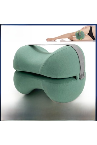 Qingmipy Hafıza Köpük Bacak Yükseltme Yastığı - Hamileler, Yaşlılar İçin Basınç Alleviatörü - Uyku Konforu Ve Kan Akışını İyileştirir Yeşil, 28x20x20 Cm
