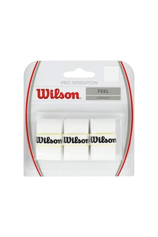 Wilson Pro Sensation Feel 3'Lü Tenis Gribi Beyaz