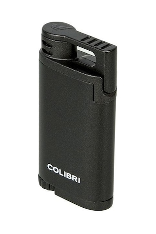 Colibri Belmont Tek Torch Pürmüz Metalik Siyah Puro Çakmağı