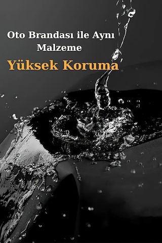 Siyah Kabinli 3 Teker Motor Brandası, 3 Tekerlekli Moped Brandası