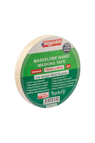 Bigpoint Maskeleme Bandı 15mm X 40m 1