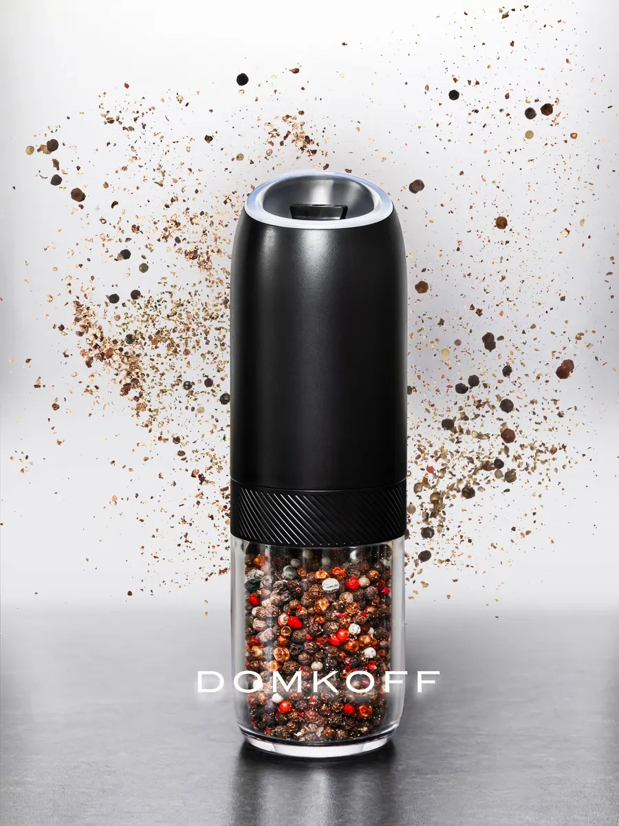 Domkoff Elektrikli Baharat Değirmeni 421837239 Siyah