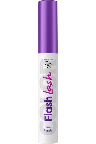 ﻿Golden Rose Suya Dayanıklı Förmüllü Hacim Veren Flash Lash Renkli Maskara 07 Plum Purple