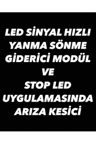 21 Watt Sinyal Hızlı Yanma Sönme Engelleyici Ve Arıza Işığı Yakan Araçlar İçin Arıza Kesici